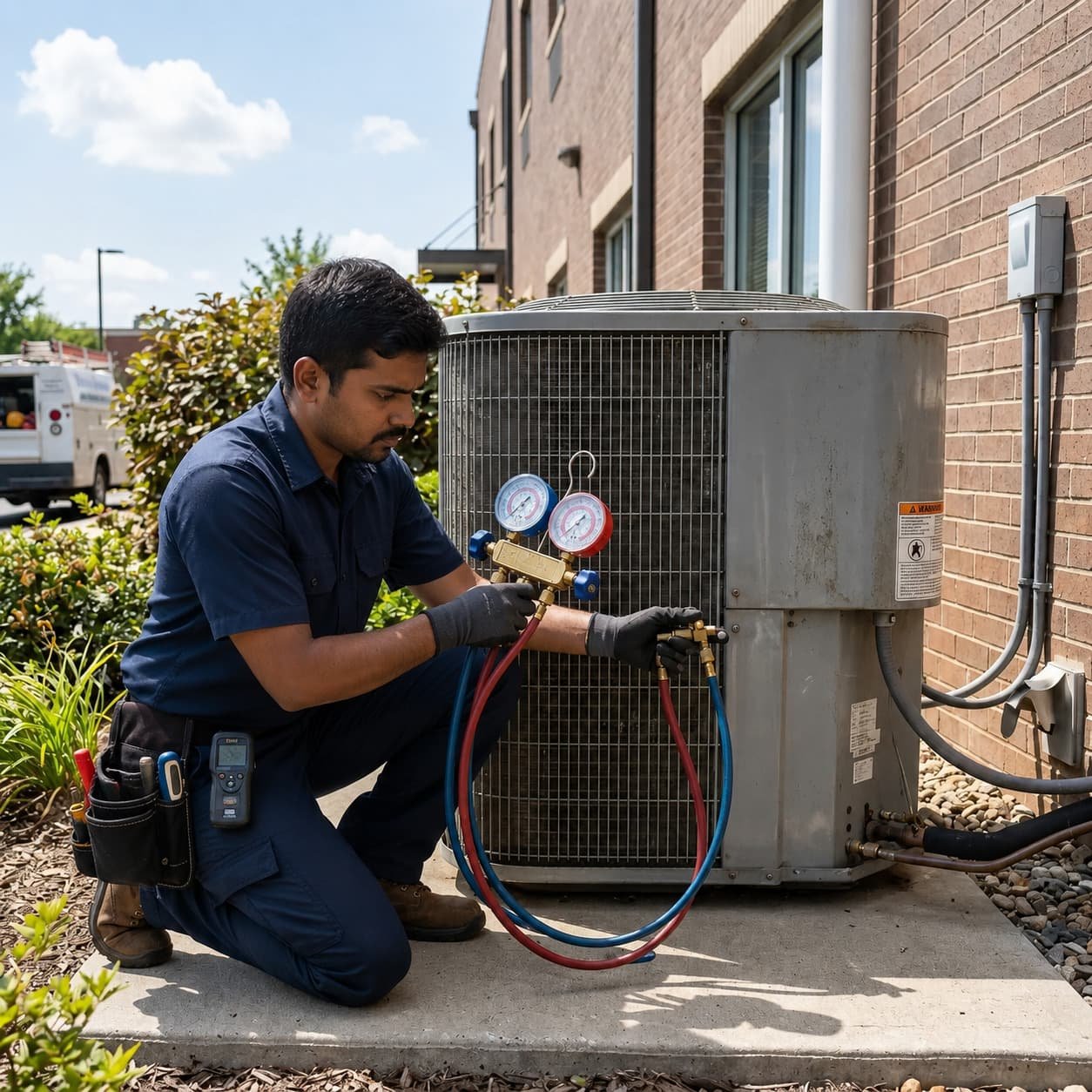 HVAC maintenance technician